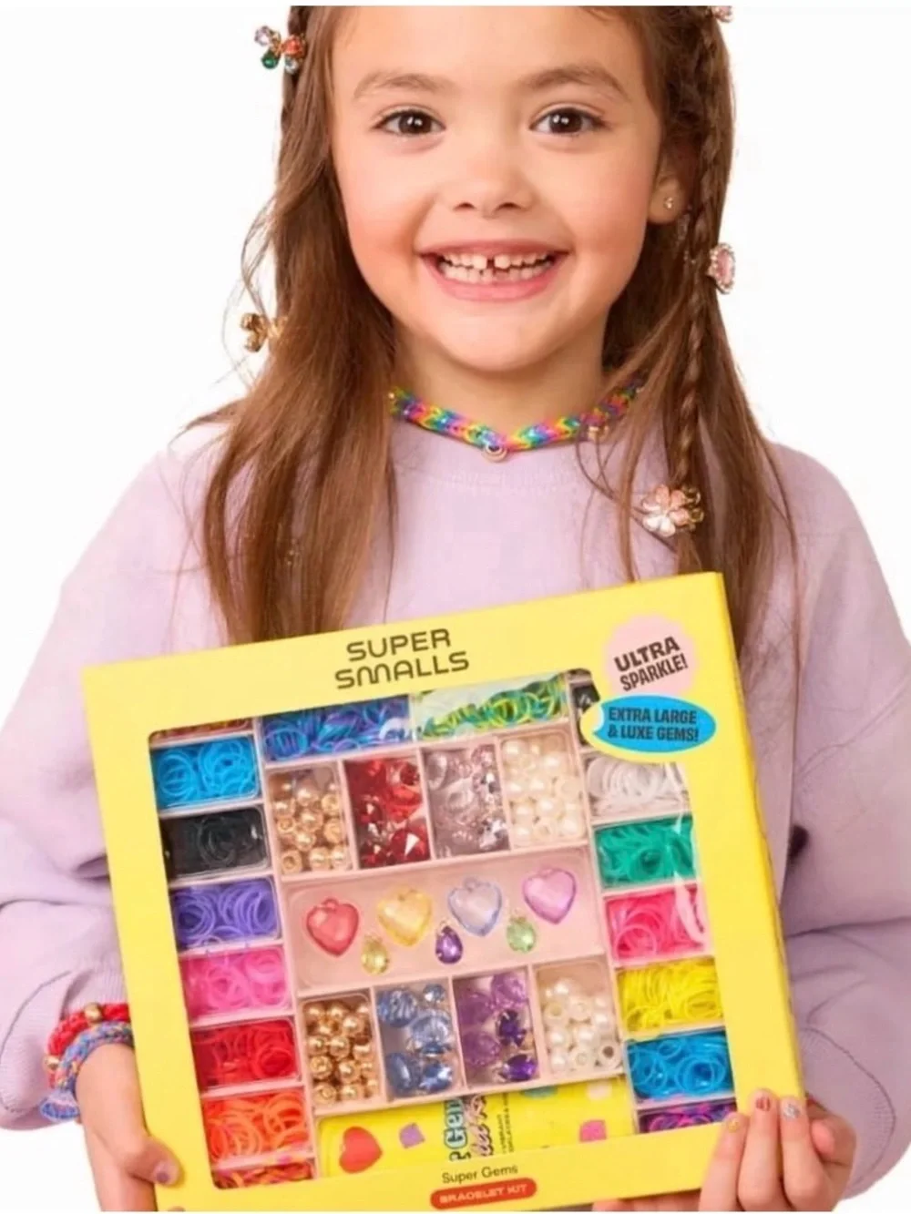 Super Smalls Kids Bracelet Kit — Multicolor Gems & Bands
